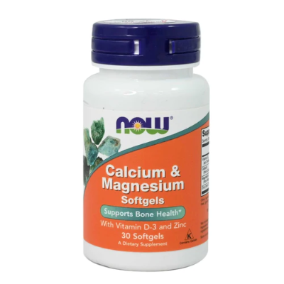 Now Calcium And Magnesium Softgel 30s
