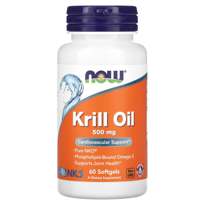 Now, Krill Oil, 500 mg, 60 Softgels