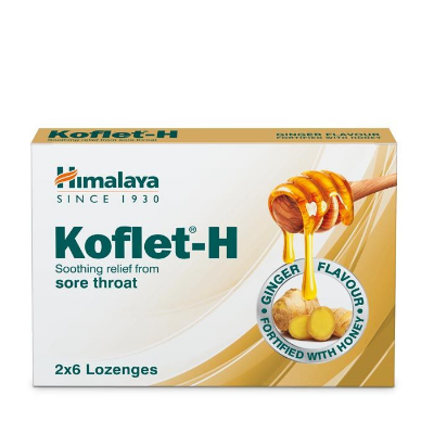 Himalaya Koflet H Lozenges Ginger 12's