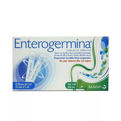 Enterogermina 2 Billion/5 mL Suspension Vials 10's