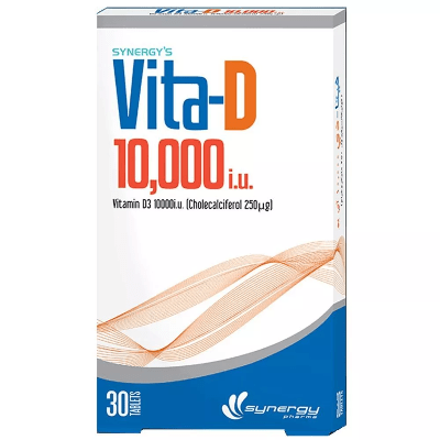 Synergy Vita-D 10,000IU Tablets 30's