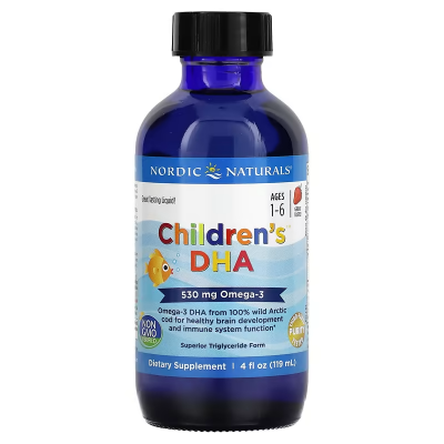 Nordic Naturals, Children's DHA, 530 mg, 8 fl oz (119ml)