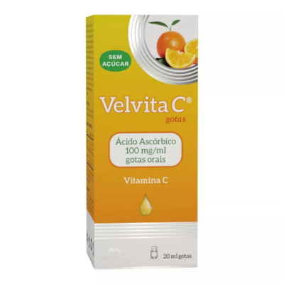 Velvita C Vitamin C 100 mg/mL Oral Drops 20 mL