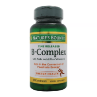 Nature's Bounty B-Complex with Folic Acid Plus Vitamin C Tablets 125's