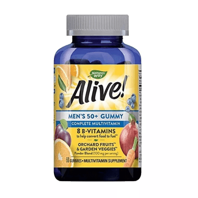 Alive Mens 50+ Vitamin Gummy 60's
