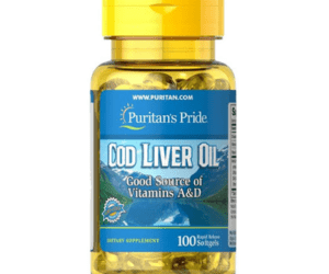 Puritan’s Pride Cod Liver Oil 100 Softgels
