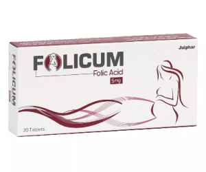 Folicum 5 mg Tablets 20's