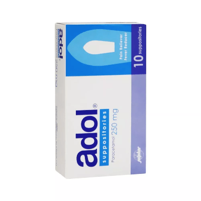 Adol 250 mg Suppositories 10's