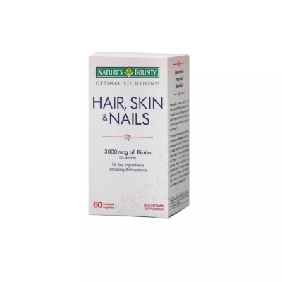 Nature's Bounty Hair, Skin & Nails Caplets 60's