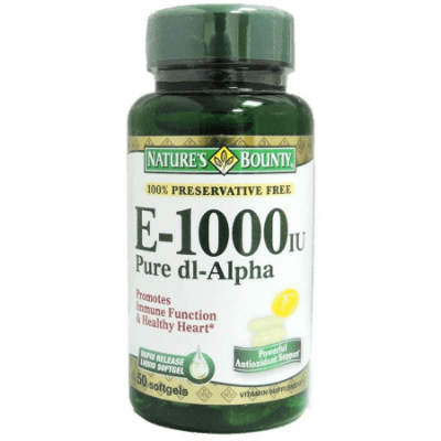 Nature's Bounty Vitamin E 1000IU Softgels 50's
