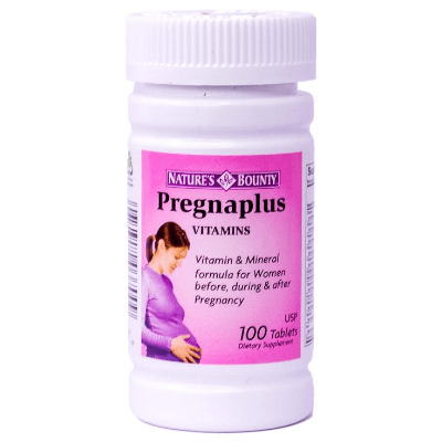 Nature’s Bounty Pregnaplus Vitamins 100 Tablets