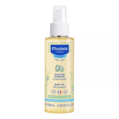 Mustela Baby Massage Oil with Avocado 100 mL