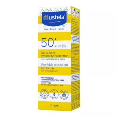 Mustela Very High Protection Sun Lotion SPF 50+ Face and Body 100 mL