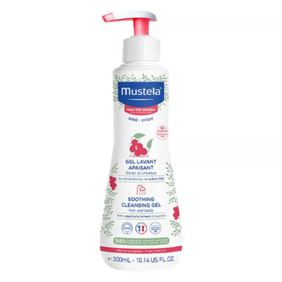 Mustela Soothing Cleansing Gel Hair and Body 300 mL
