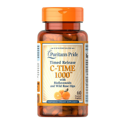 Puritan’s Pride Vitamin C 1000 mg Timed Release 60 Caplets