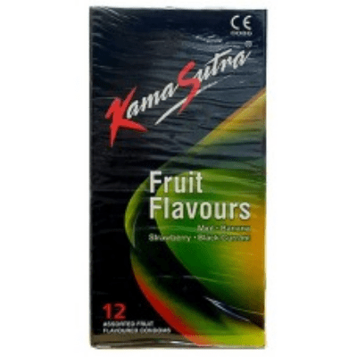 Kamasutra Fruit Flavoured Condom Clear 12 PCS