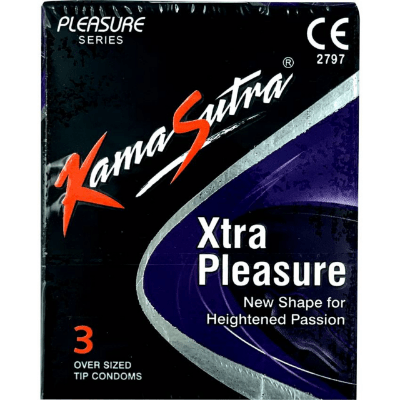 Kamasutra Xtra Pleasure Condoms 3s
