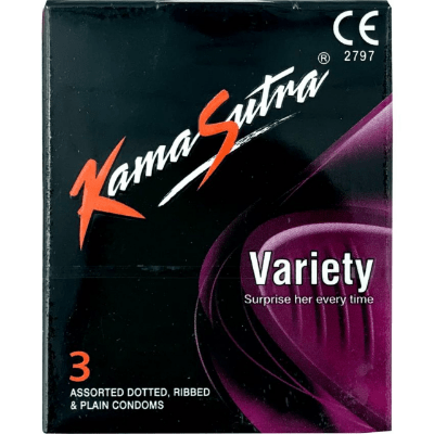Kamasutra Variety Condoms 3s