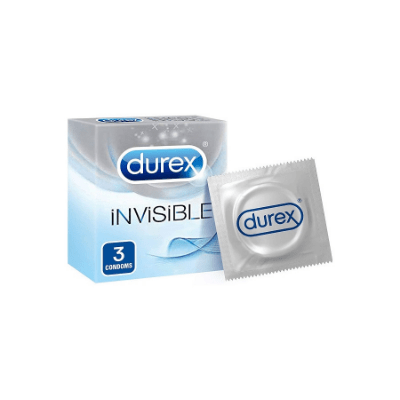 Durex Invisible Extra Thin Condom 3 Pcs
