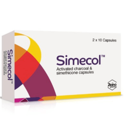 Simecol Hard Gelatin Caps 20s Blister