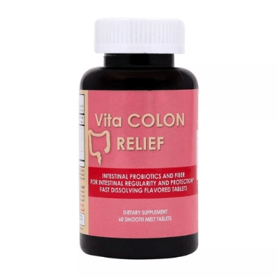 Vita Colon Relief Smooth Melt Tablets 60's