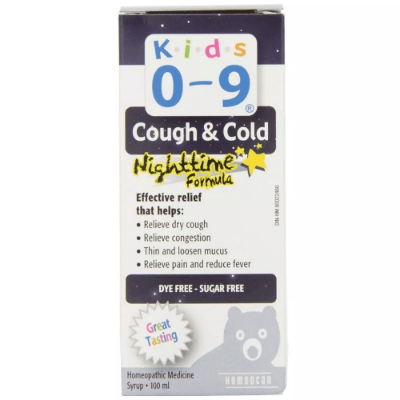 Kids 0-9 Cough & Cold Night Time Formula Syrup 100 mL