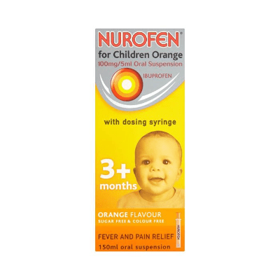 Nurofen For Children's 100mg/5ml Suspension 100ml Bottle