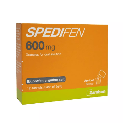 Spedifen 600 mg Granules for Oral solution 12's