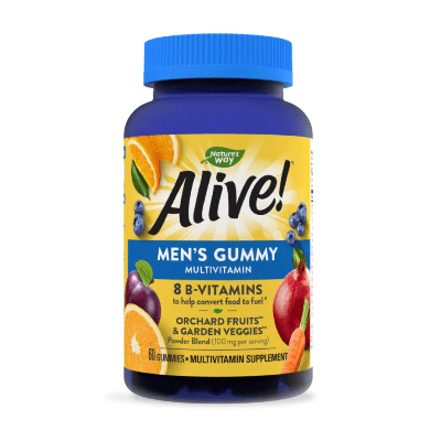 Alive! Men’s Gummy Vitamins 60 Gummies