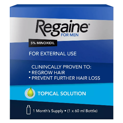 Regaine For Men 5% Minoxidil Topical Hair Regrowth Solution 60ml