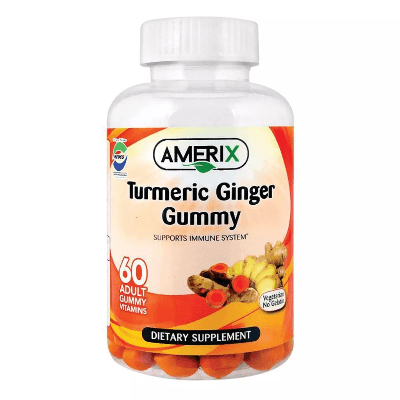 Amerix Turmeric Ginger Adult Chewable Gummies 60's