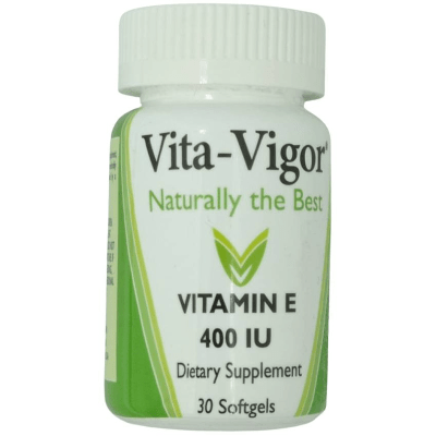 Vita Vigor Vitamin E 400IU 30 Softgels