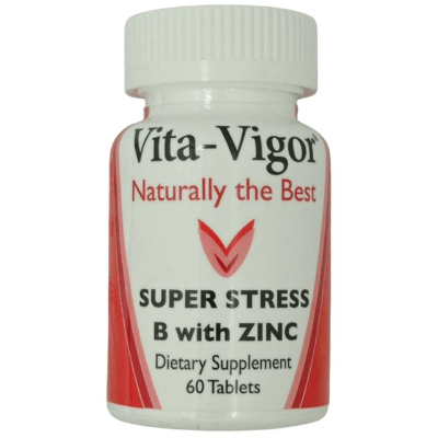 Vita Vigor Super Stress B with Zinc Tabs 60s